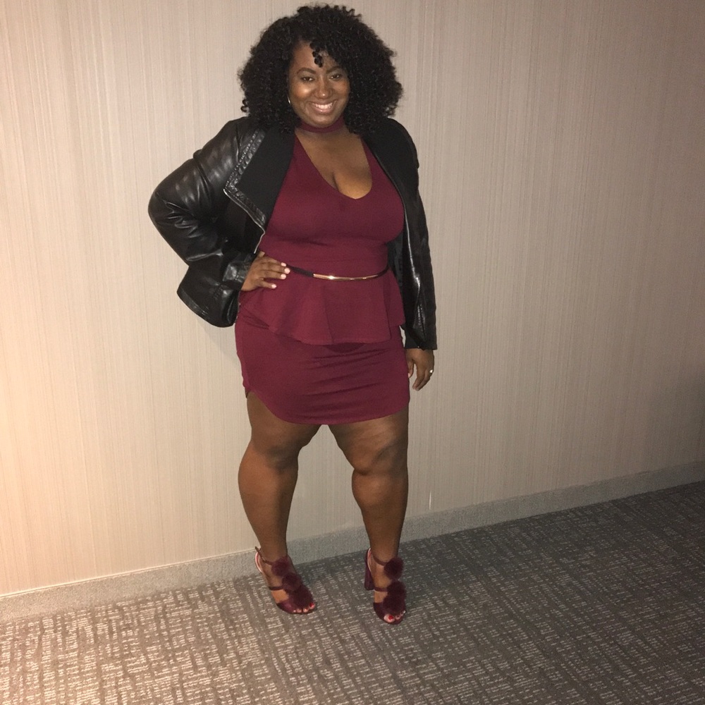 Peplum dress
